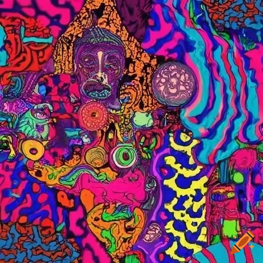 Abstract Pattern Inspired By The Crack Epidemic In 1980s New York