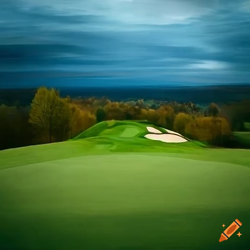 Golf course on Craiyon