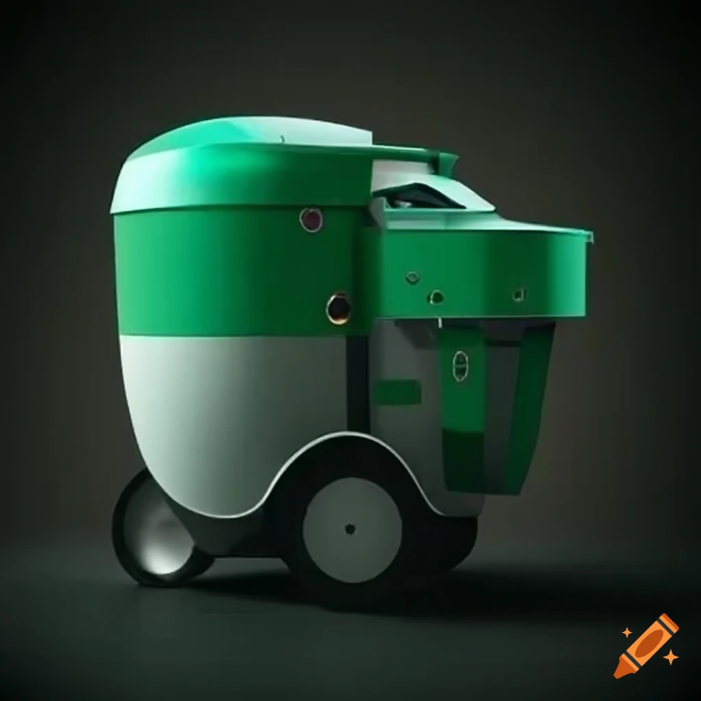 Self composting robot on Craiyon