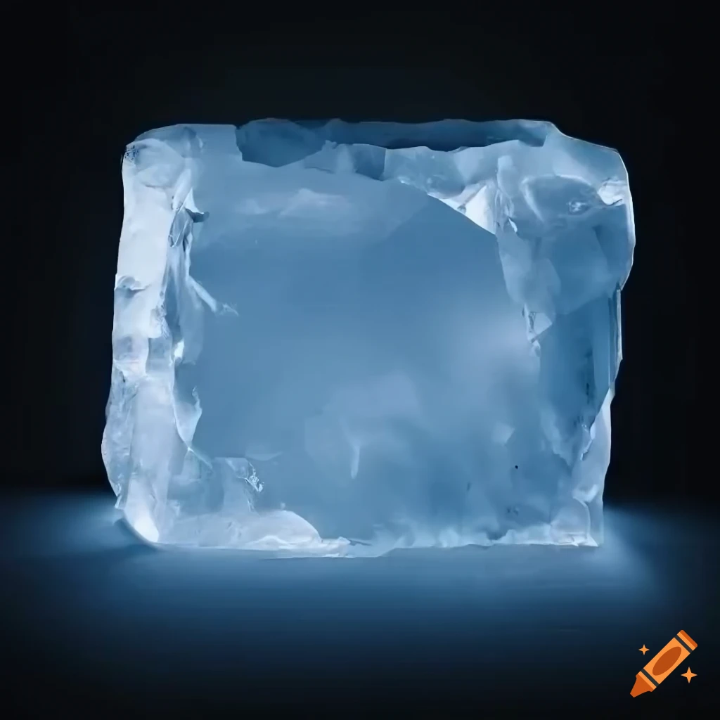 2d ice block wall in a video game on Craiyon
