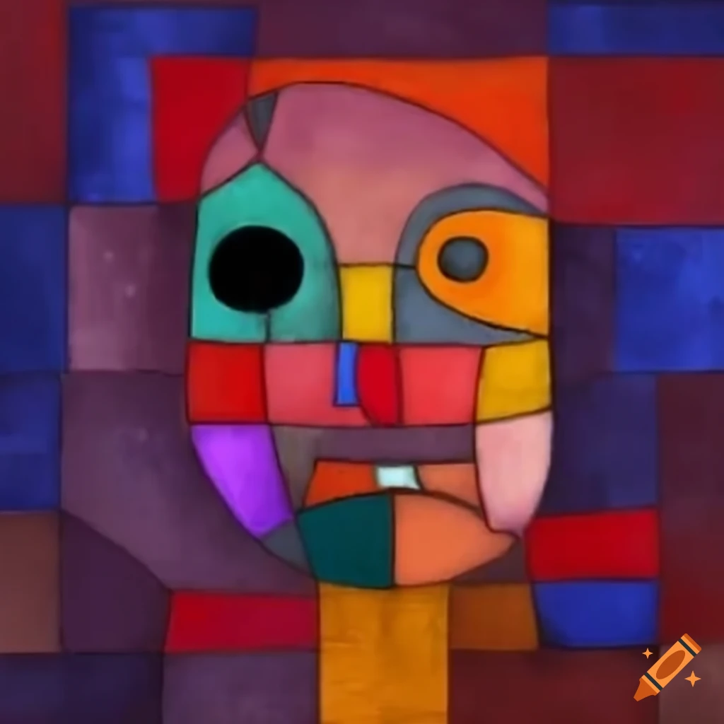 Computer program artwork inspired by paul klee on craiyon