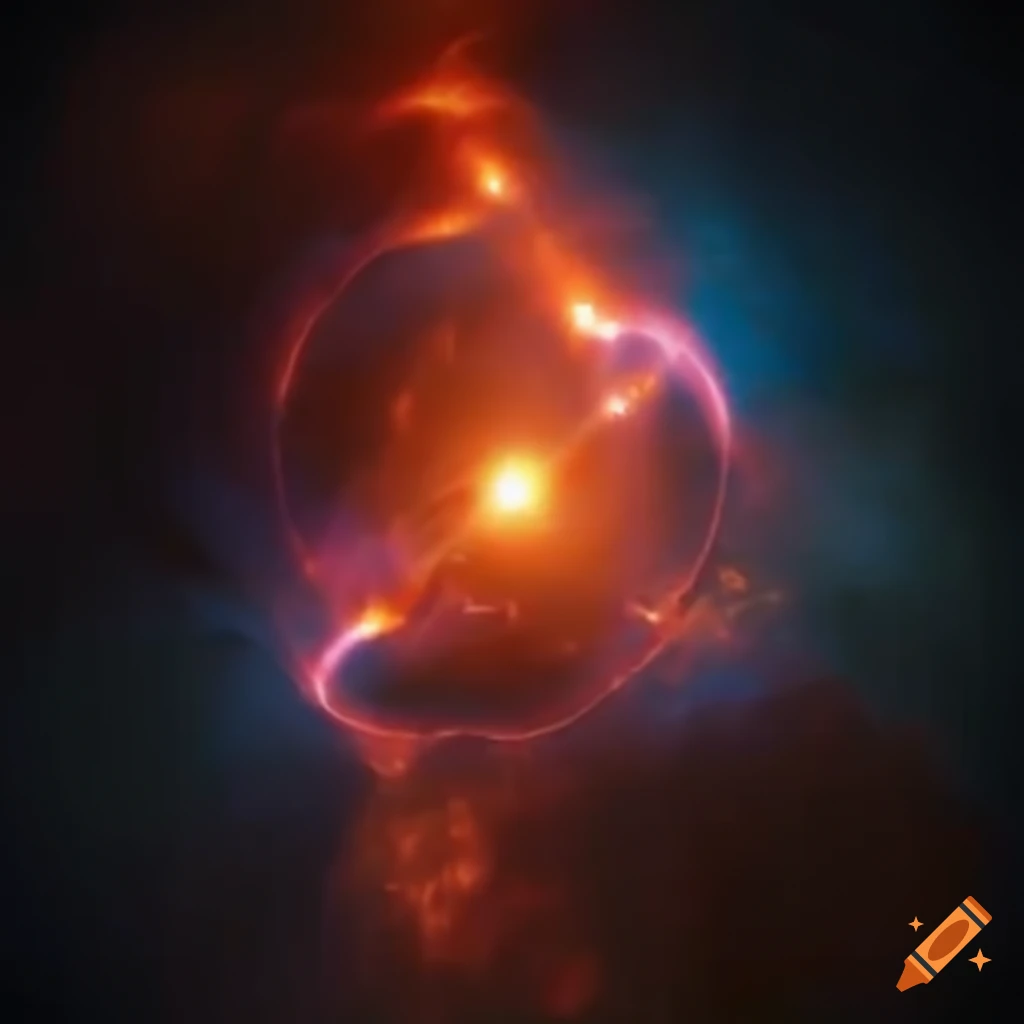 image of a boxer delivering a powerful uppercut during a solar flare