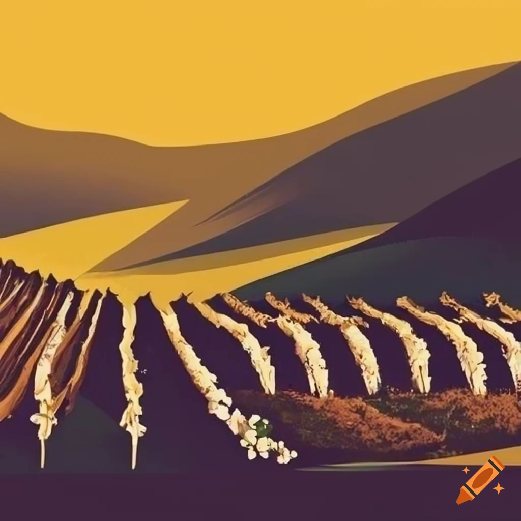 elegant logo design for a vineyard