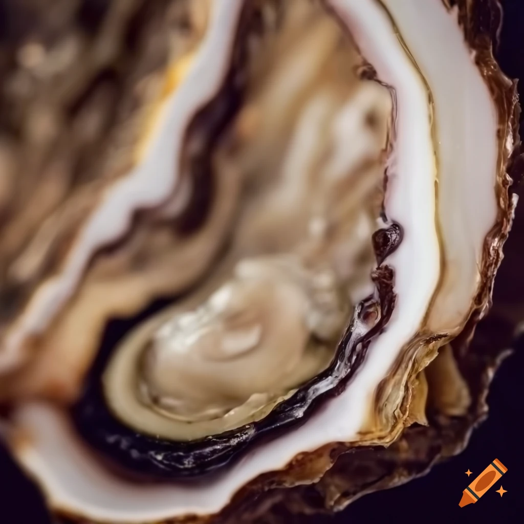 close-up of an oyster