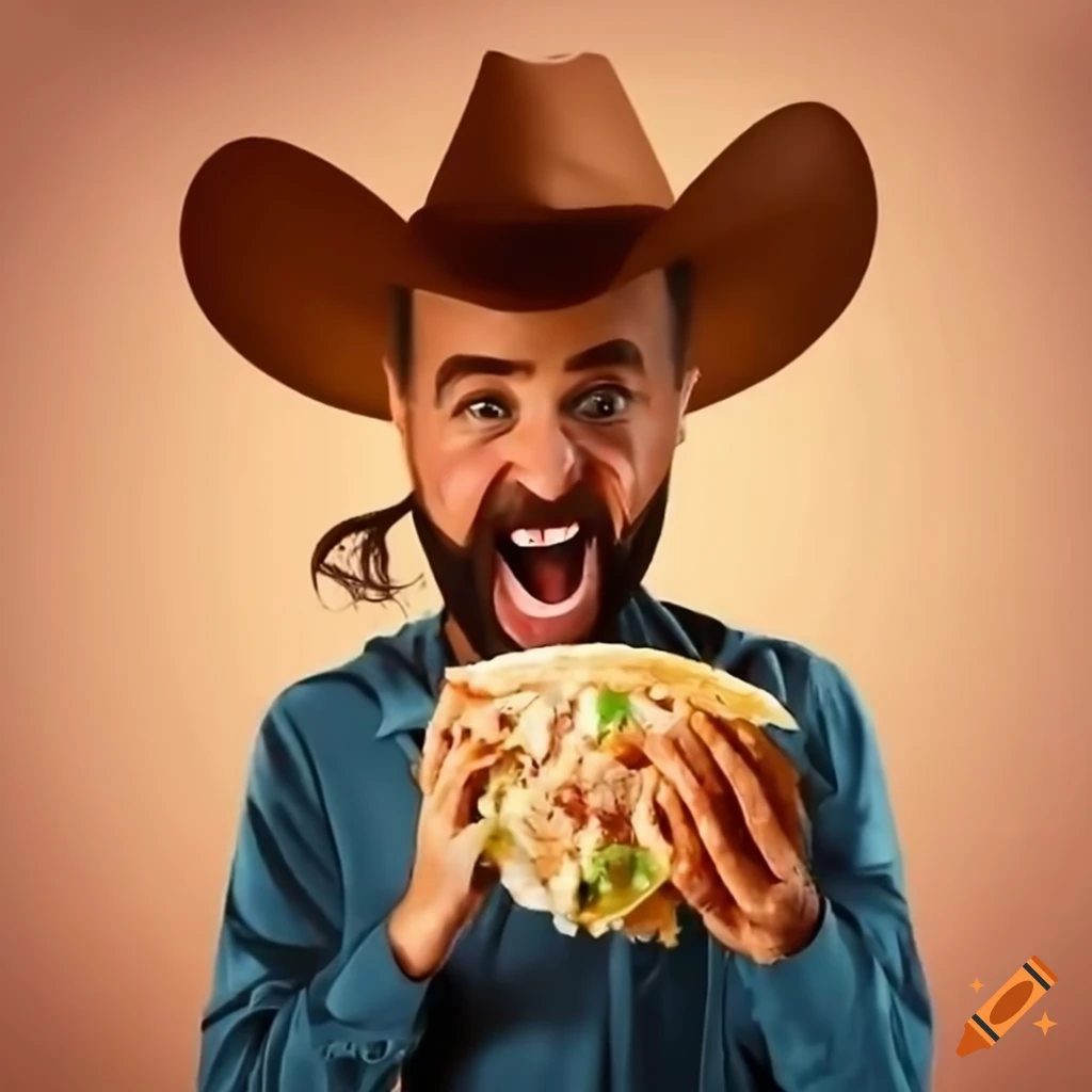 cowboy-eating-tacos-in-the-desert-on-craiyon