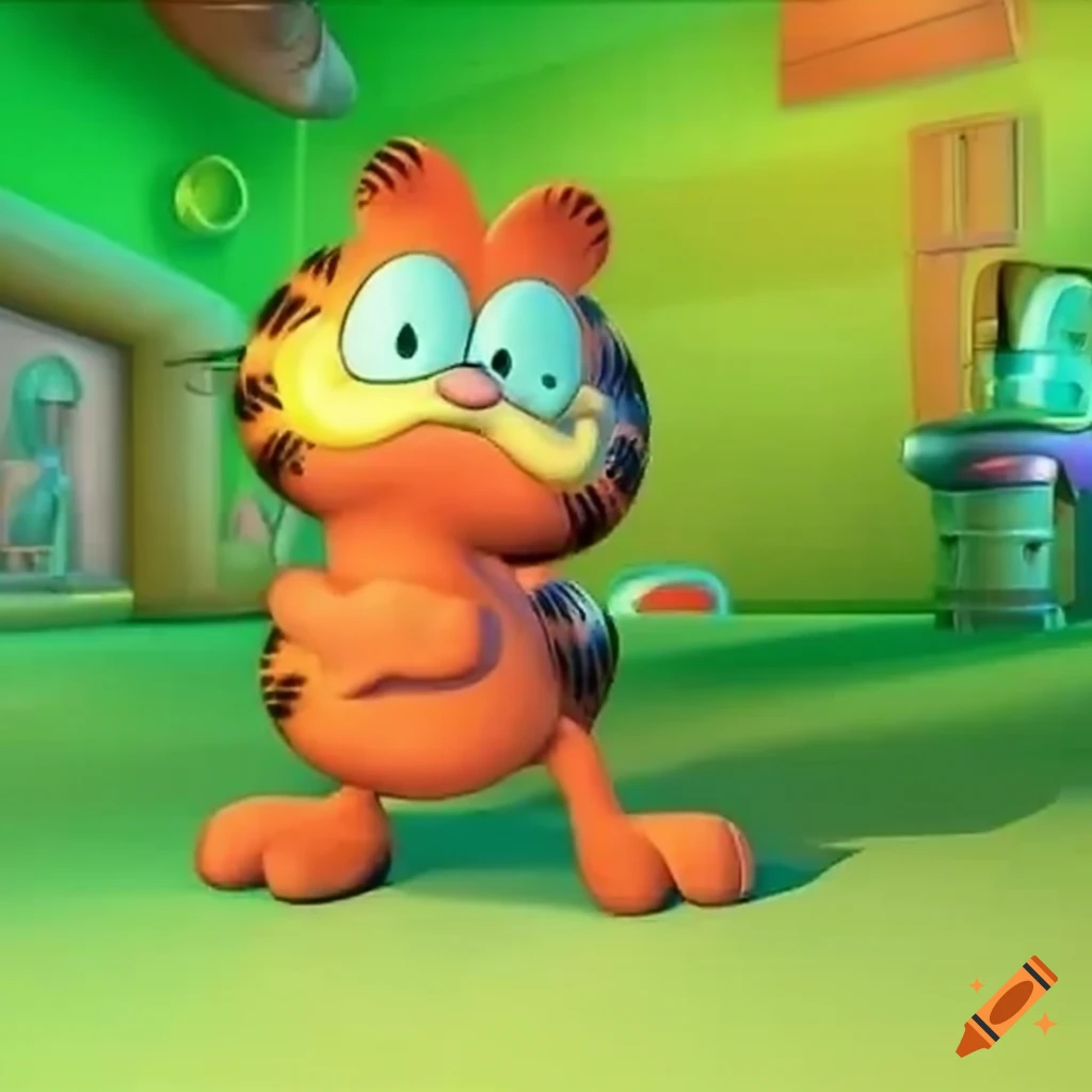 garfield-playing-pranks-in-a-science-project-on-craiyon