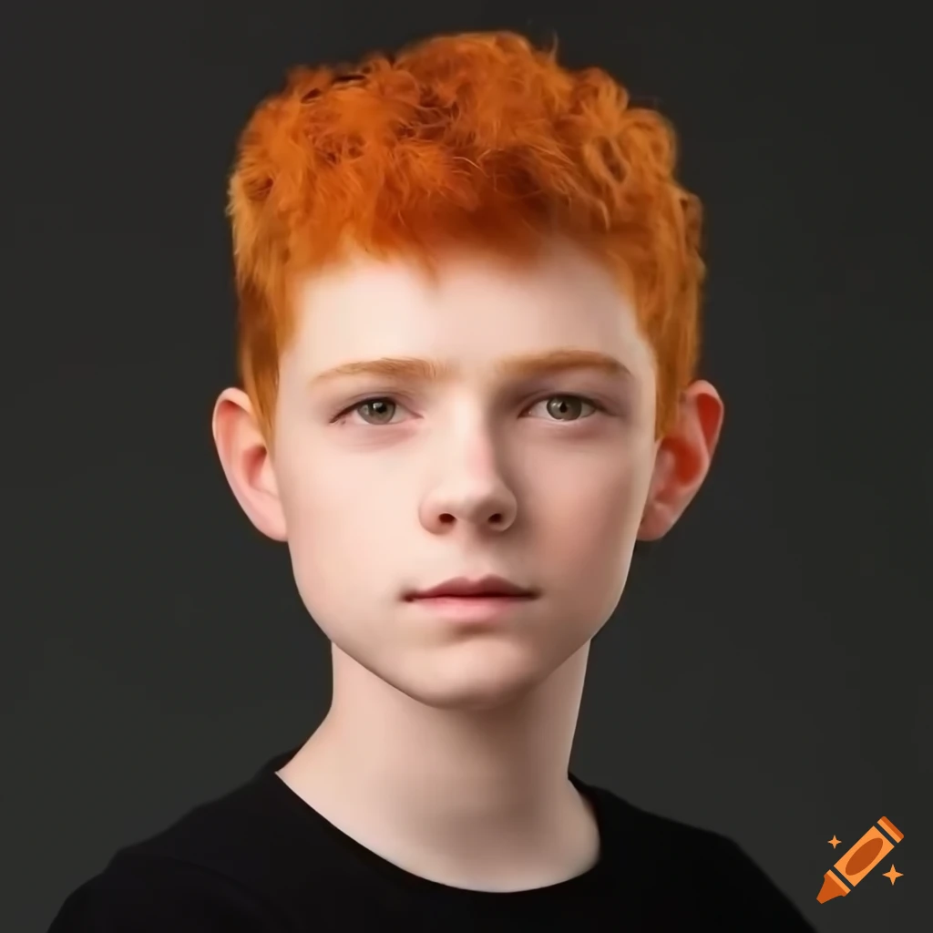 Attractive 15-year-old man from england with short ginger hair and a ...