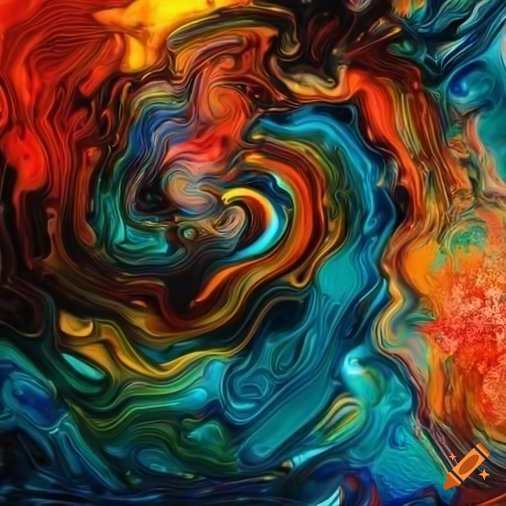 hyper detailed abstract expressionism artwork