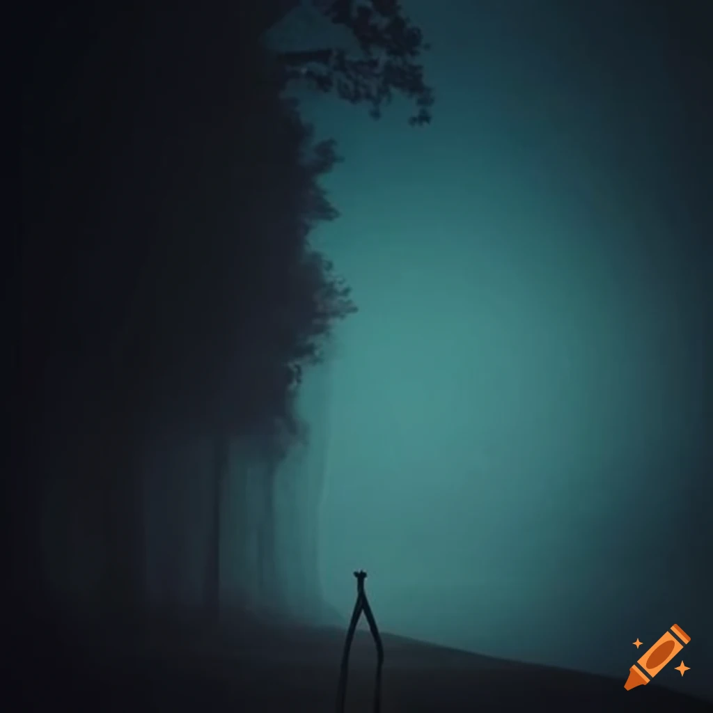 dreamlike representation of a mysterious space