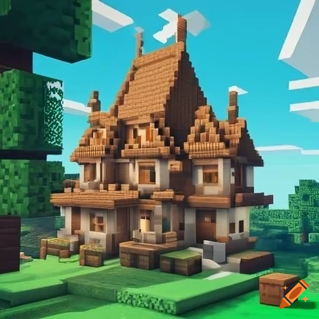 Fantasy homes in minecraft