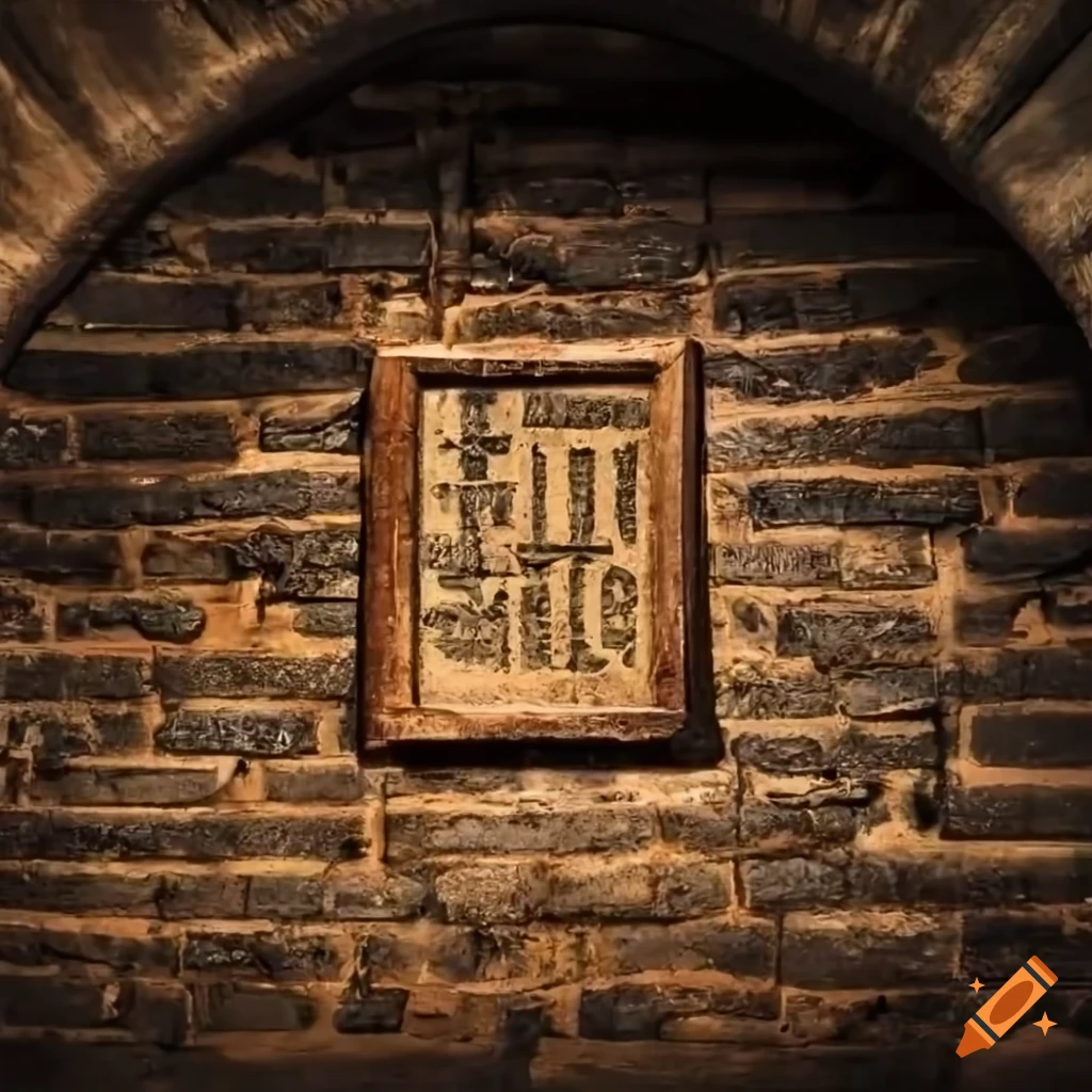 Dramatic Photo Of Latin Letters On An Old Papyrus Dramatic photo of latin letters on an old papyrus
