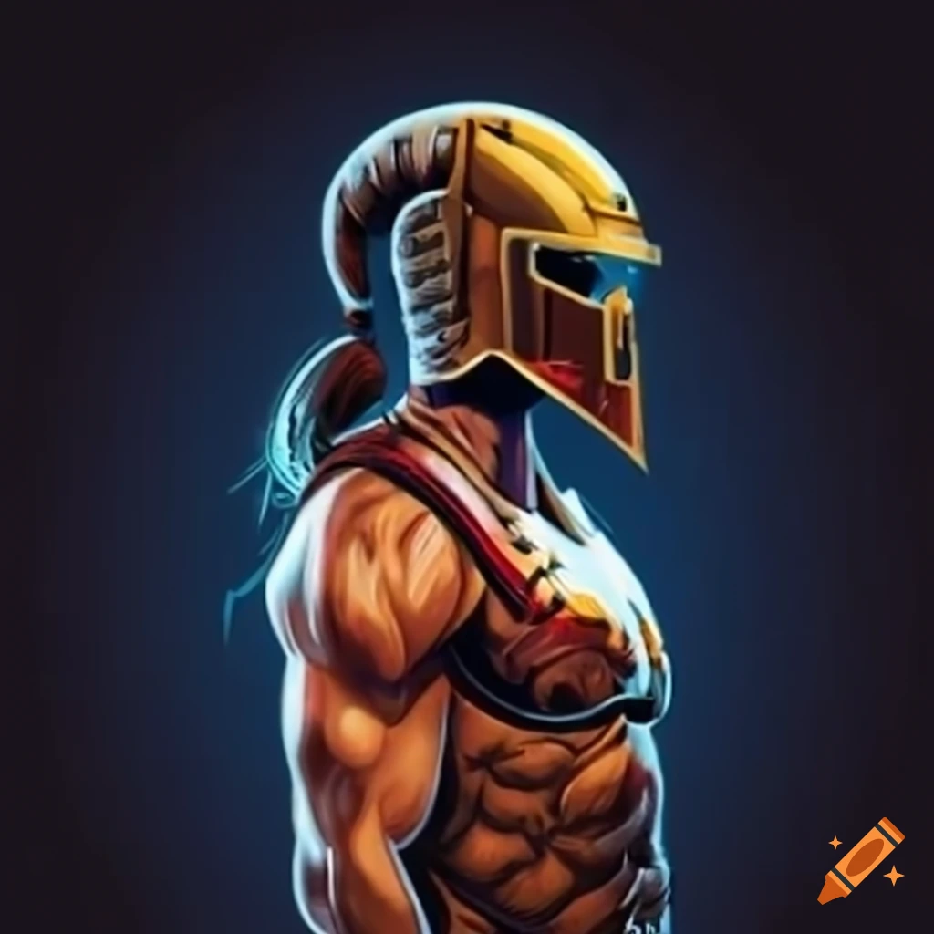 profile picture of a skiing Spartan warrior
