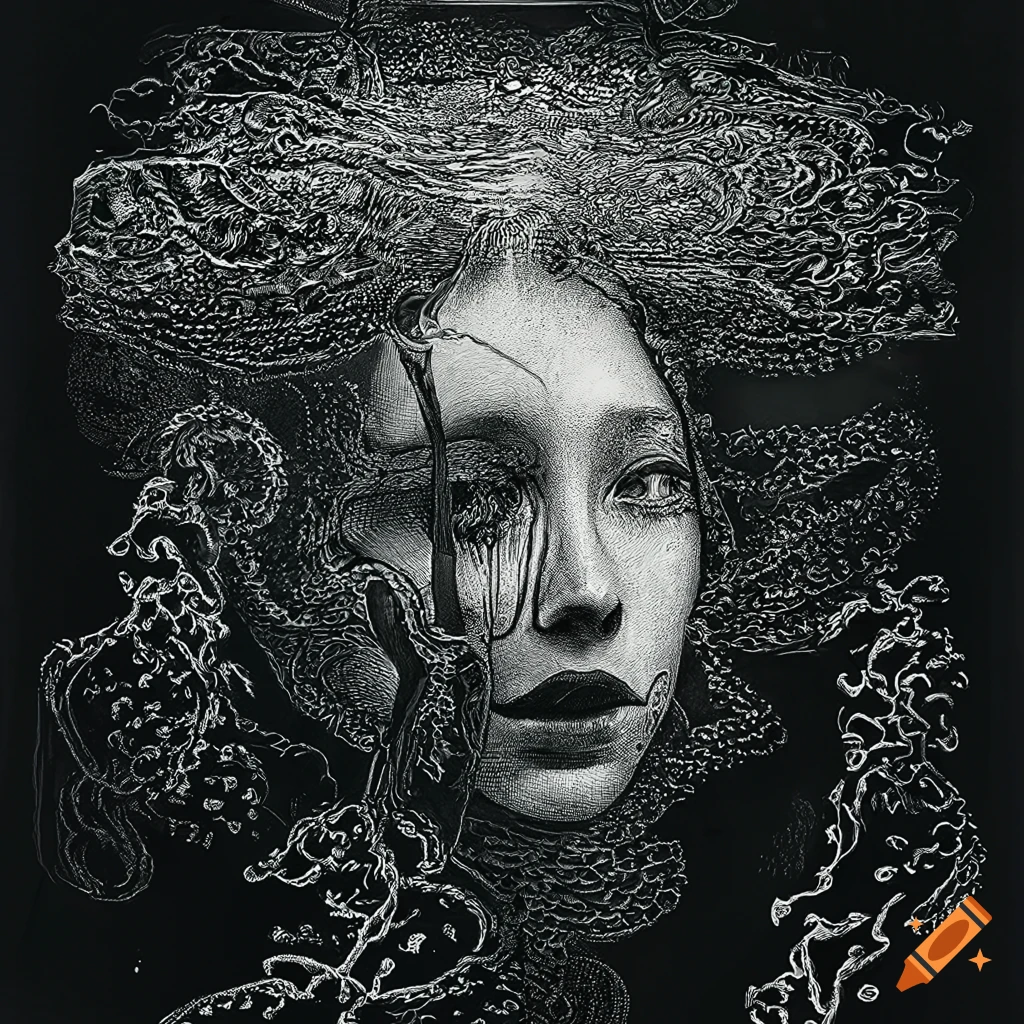 intricate-artwork-of-a-woman-floating-underwater-on-craiyon