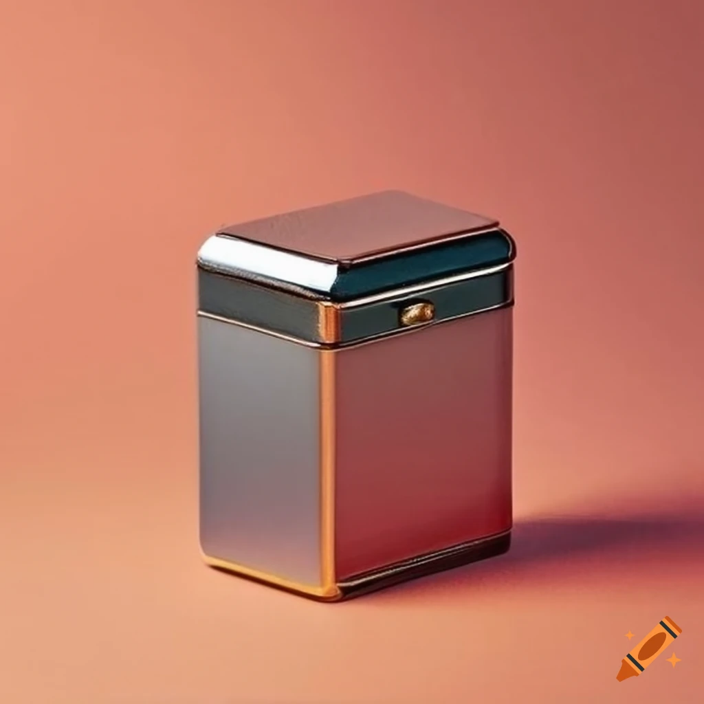 metal cigarette box with compartments