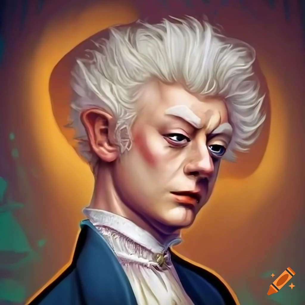 character of Aziraphale from the book Good Omens