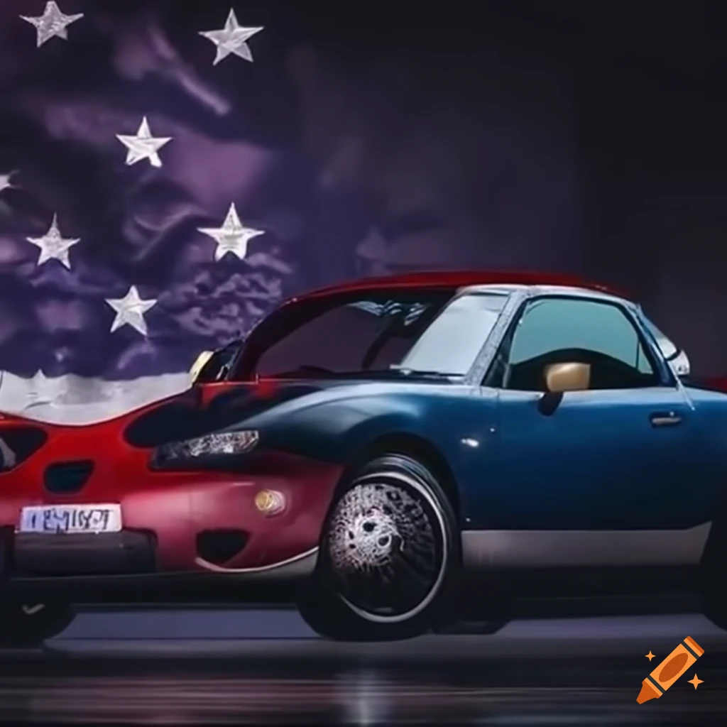 Japaneseamerican themed mx5 car