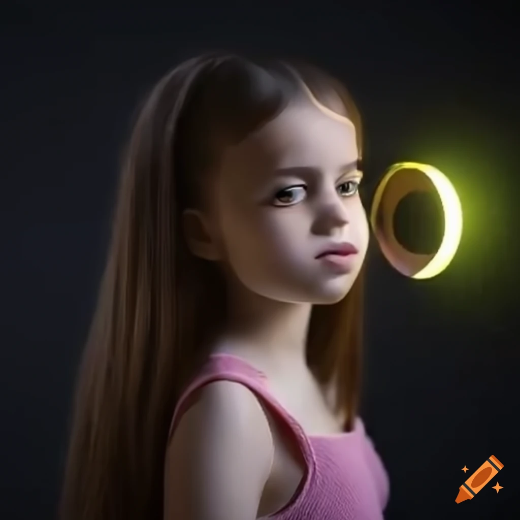 Graphic of a girl with a roblox head and googly eyes