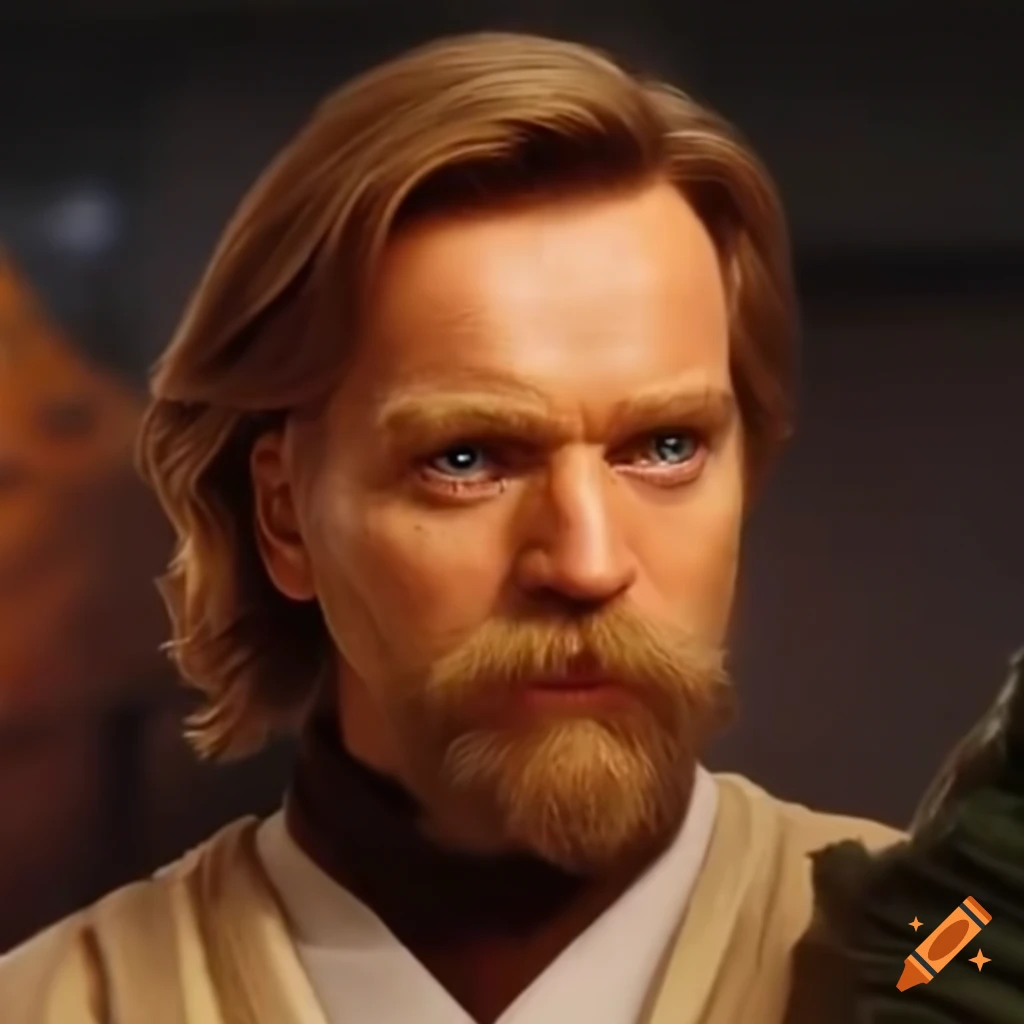 Obi Wan Kenobi Talking To Jabba The Hutt In A Diner On Craiyon 