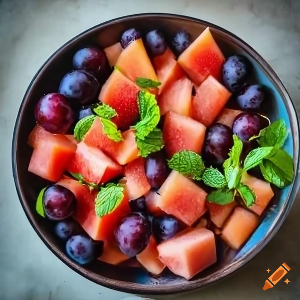 Watermelon pizza on Craiyon