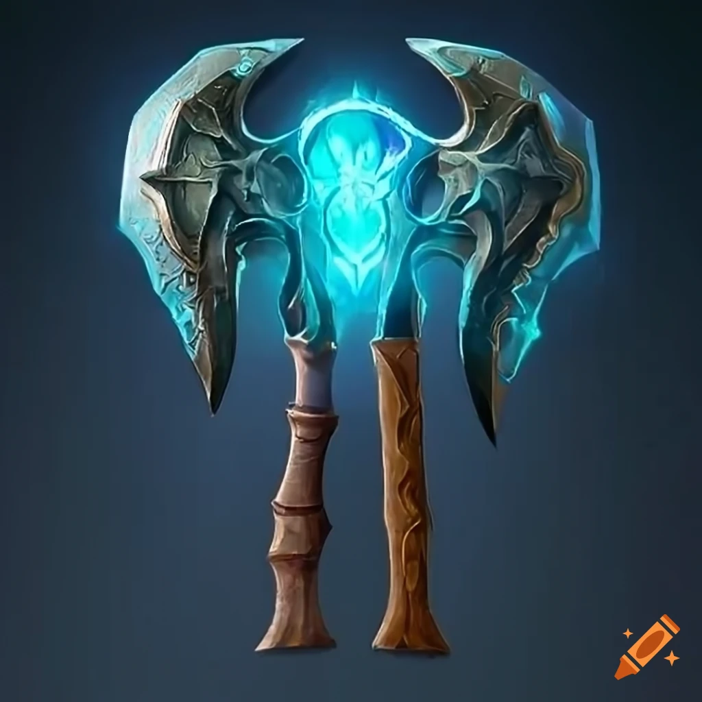 Image of a symmetric battle axe