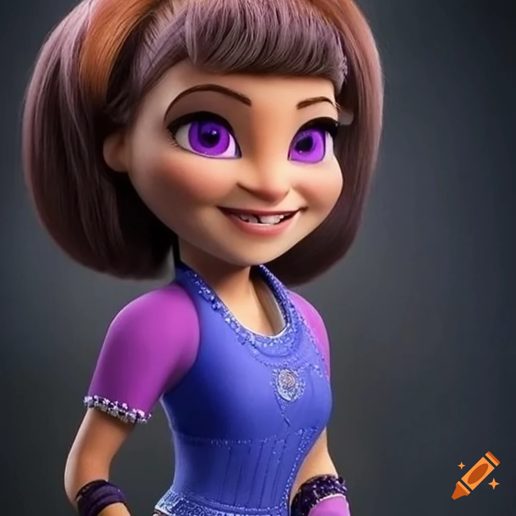 Realistic portrait of judy hopps morphing into sofia the first on Craiyon