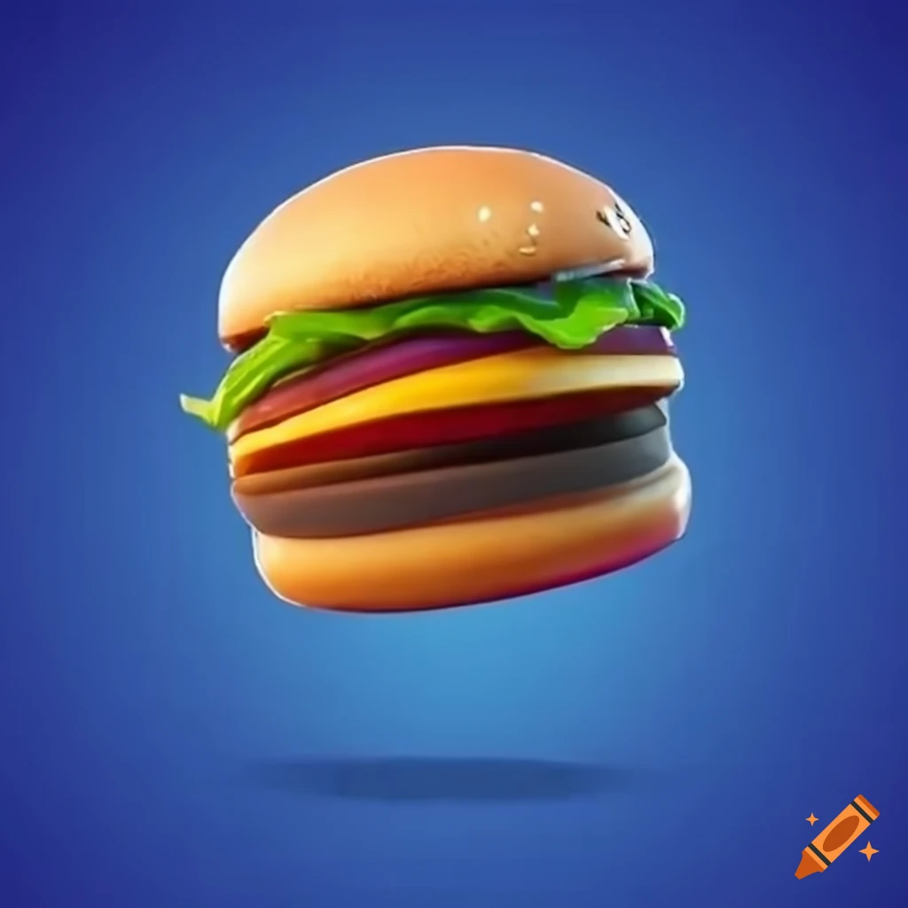 Fortnite burger on Craiyon