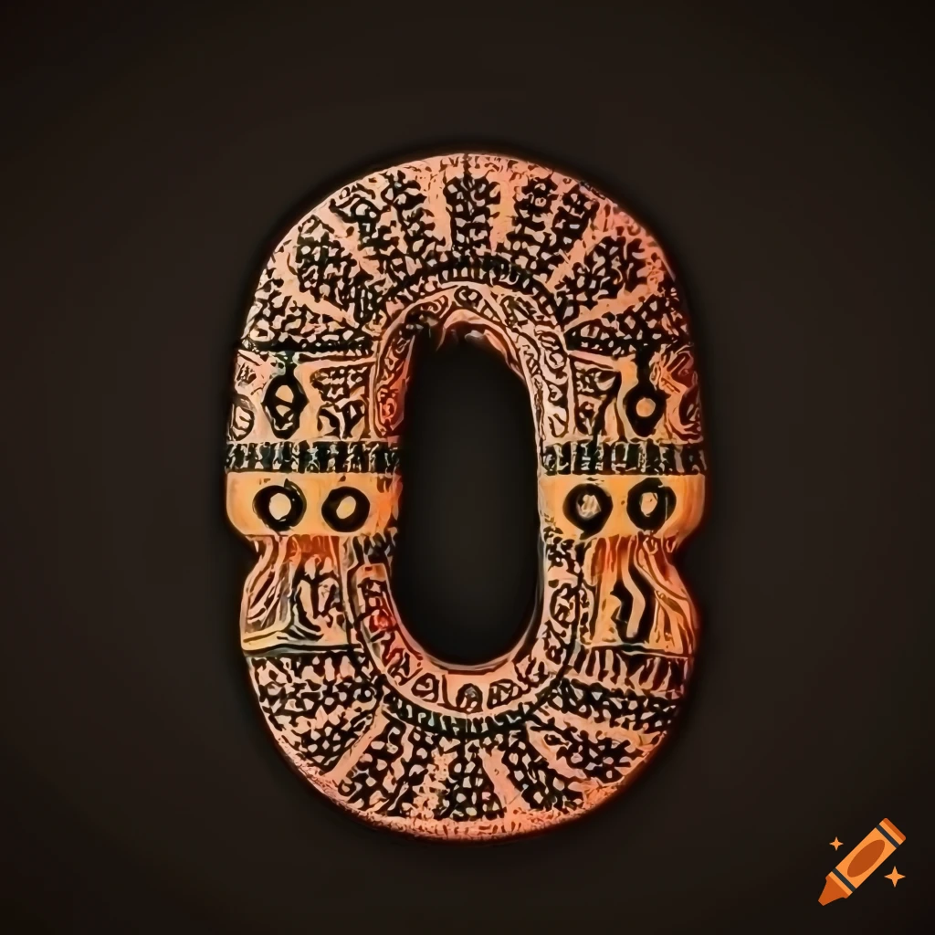 dramatic and intricate African motifs on letters