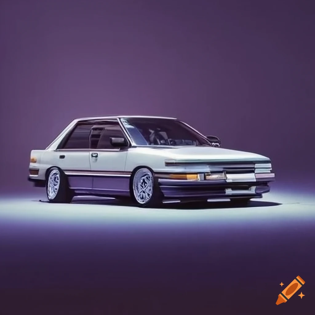 1980s style photograph of a lowered Toyota Camry