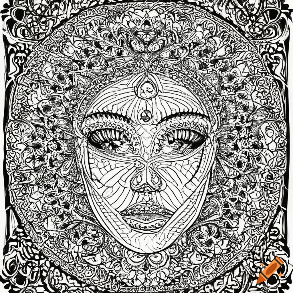 Mandala Coloring Page For Adults On Craiyon