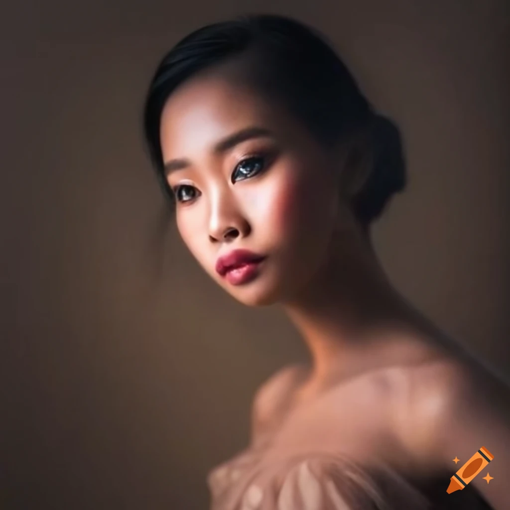portrait of a beautiful Filipina woman