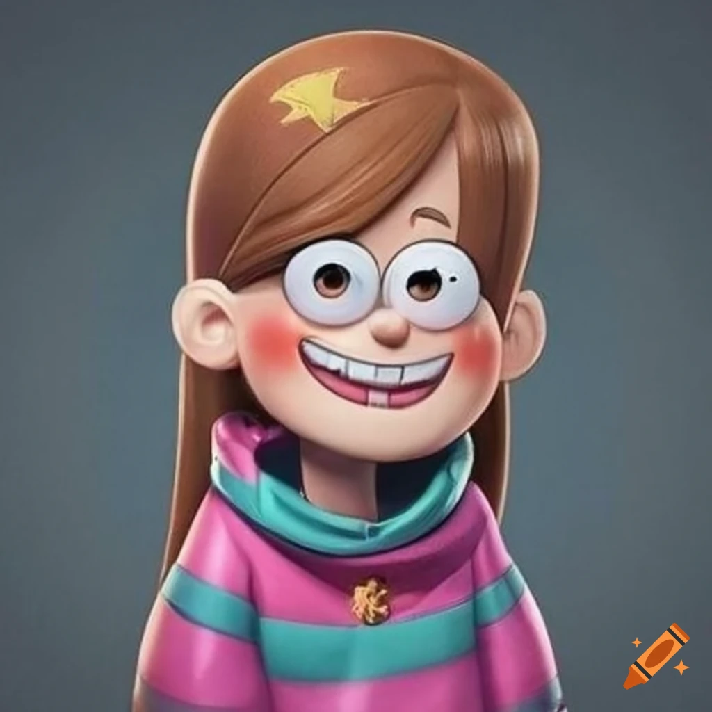 Detailed portrait of mabel pines