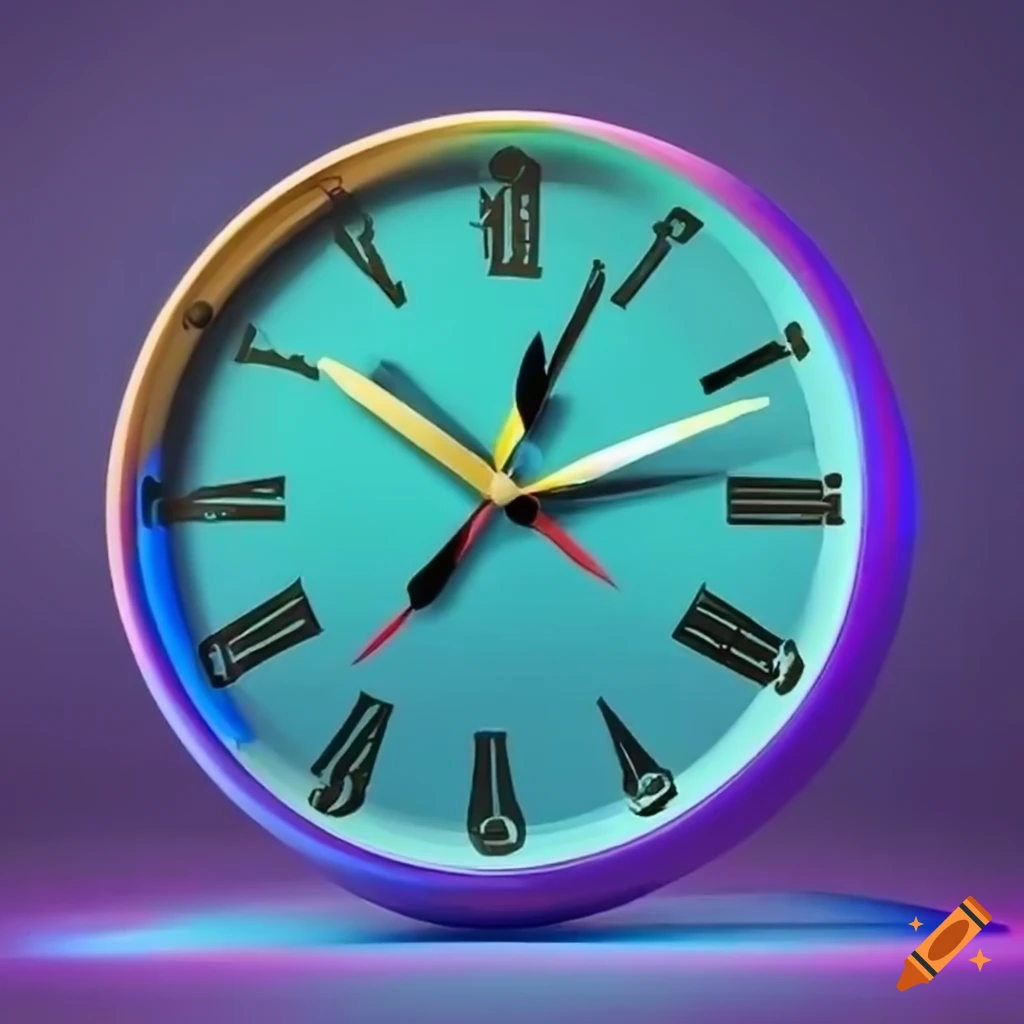 Clock Representing Token Solana On Craiyon