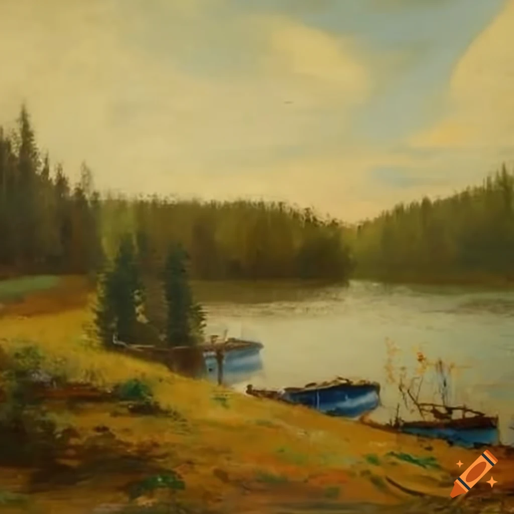 polluted lake