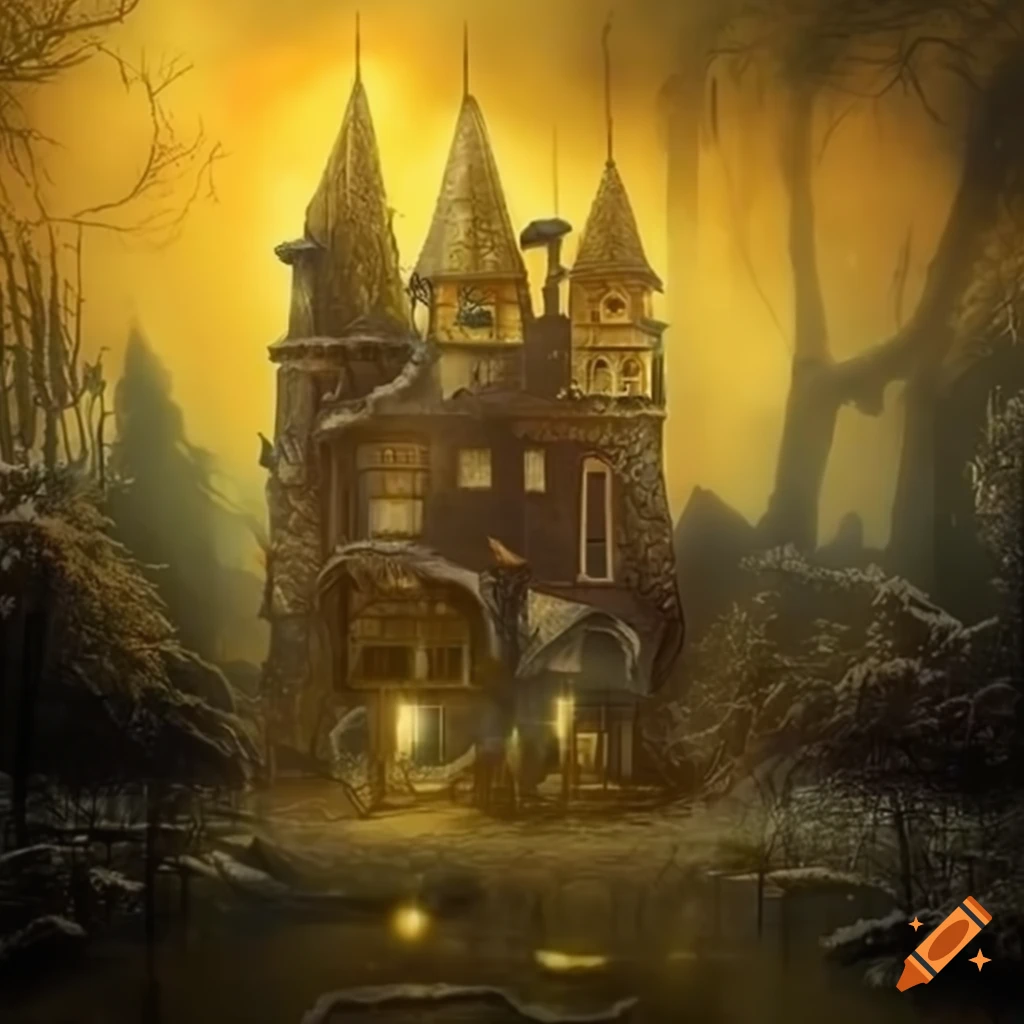 Altona fantasy house with Alice in Wonderland, Harry Potter themes