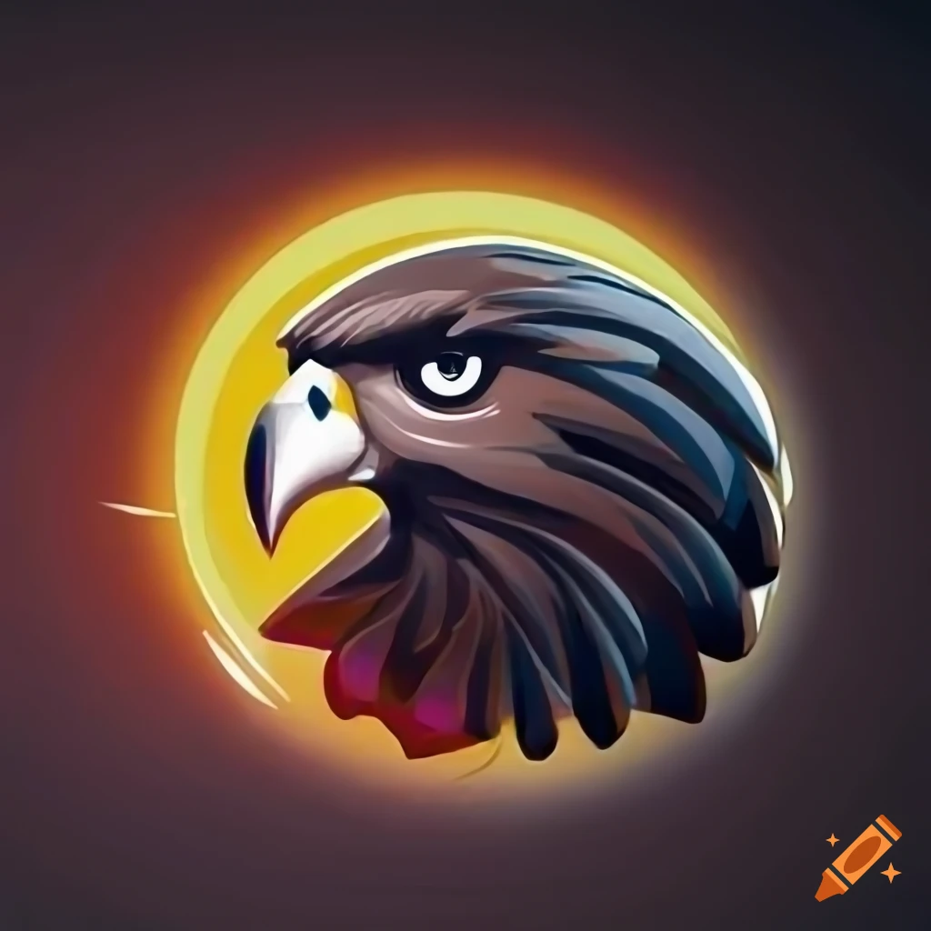 Eagle Hawk Cricket Ball Cartoon Sports Team Mascot by AtStockIllustration  #1786136