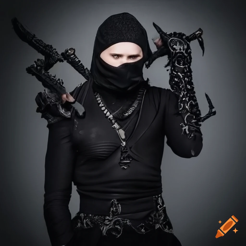 Image of a gothic ninja