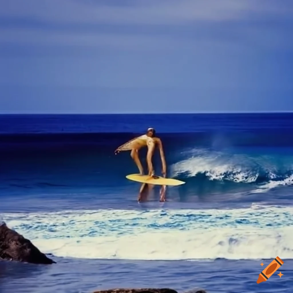 Vintage Photo Of Surfers Riding Waves In 1960s Hawaii On Craiyon Vintage Photo Of Surfers Riding Waves In 1960s Hawaii On Craiyon