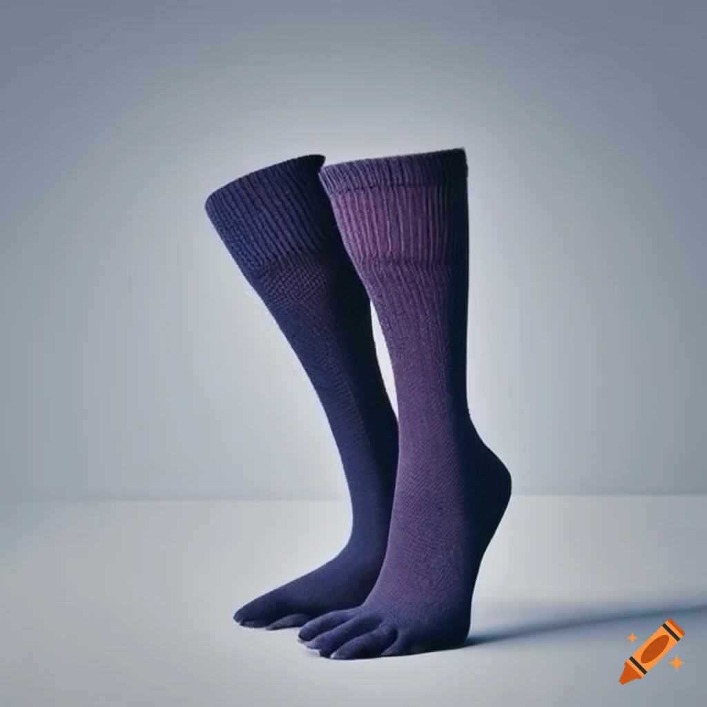 sock with individual toe holes