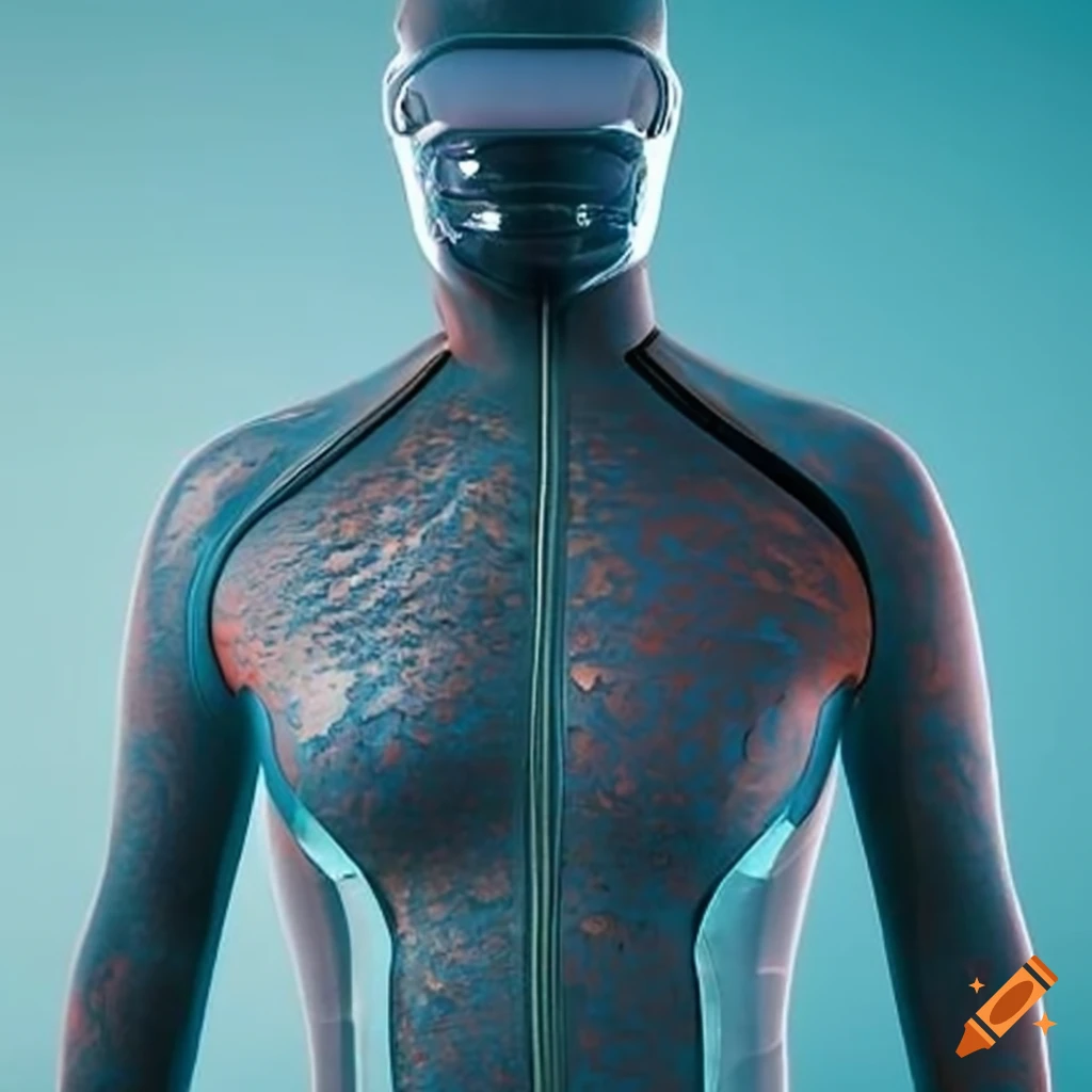Wetsuit with visor for underwater activities