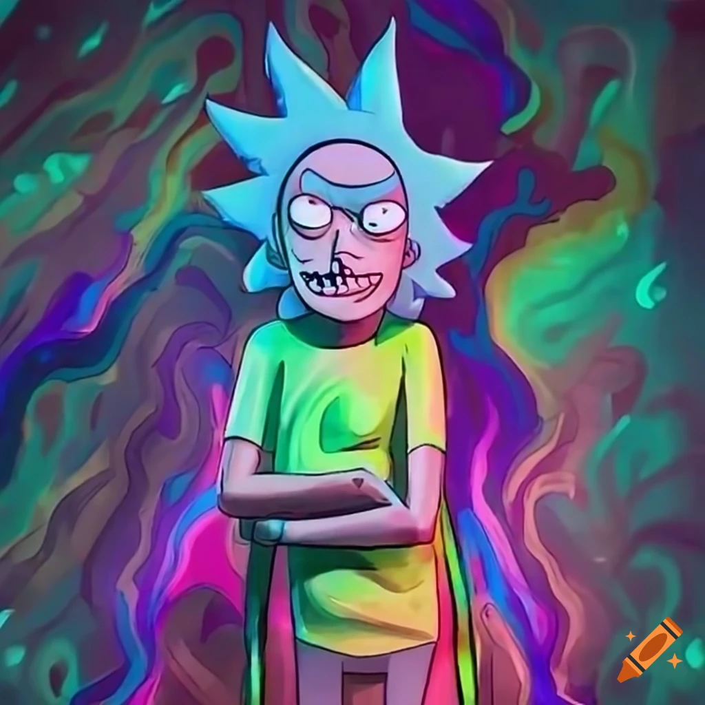 Rick and morty at rave festival