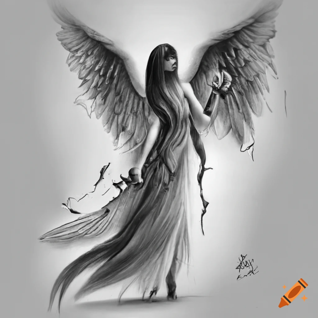 Fallen Angel Wings Canvas Wall Art Home Decoration Hanging Pictures | eBay
