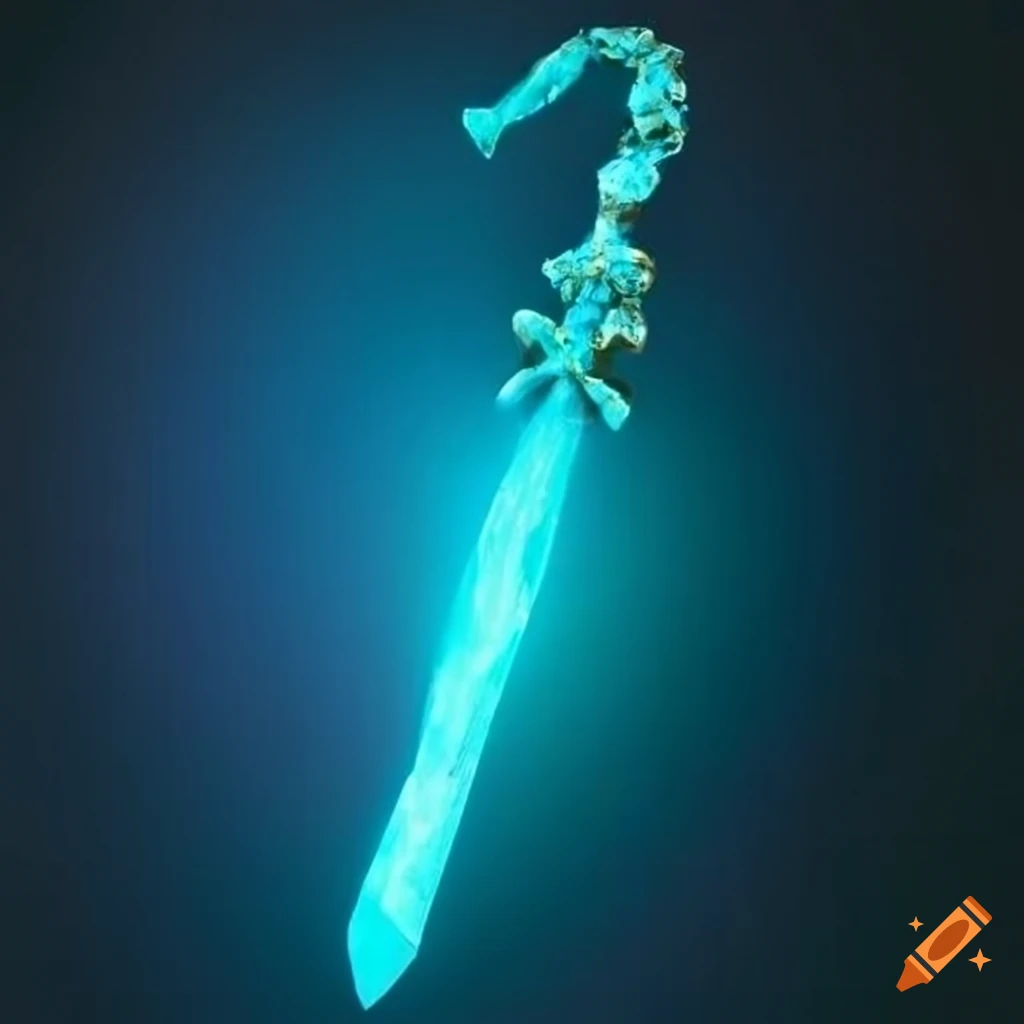 Turquoise crystal fairy wand