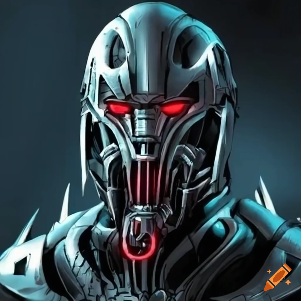 crossover image of Ultron, Darth Vader, and Shredder