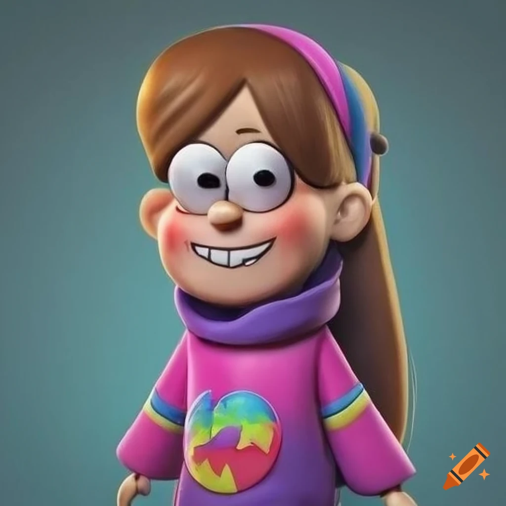 Portrait of mabel pines from gravity falls