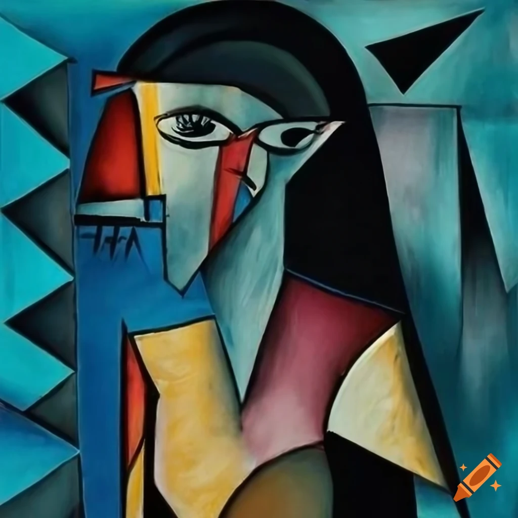 surrealist charcoal artwork by Picasso