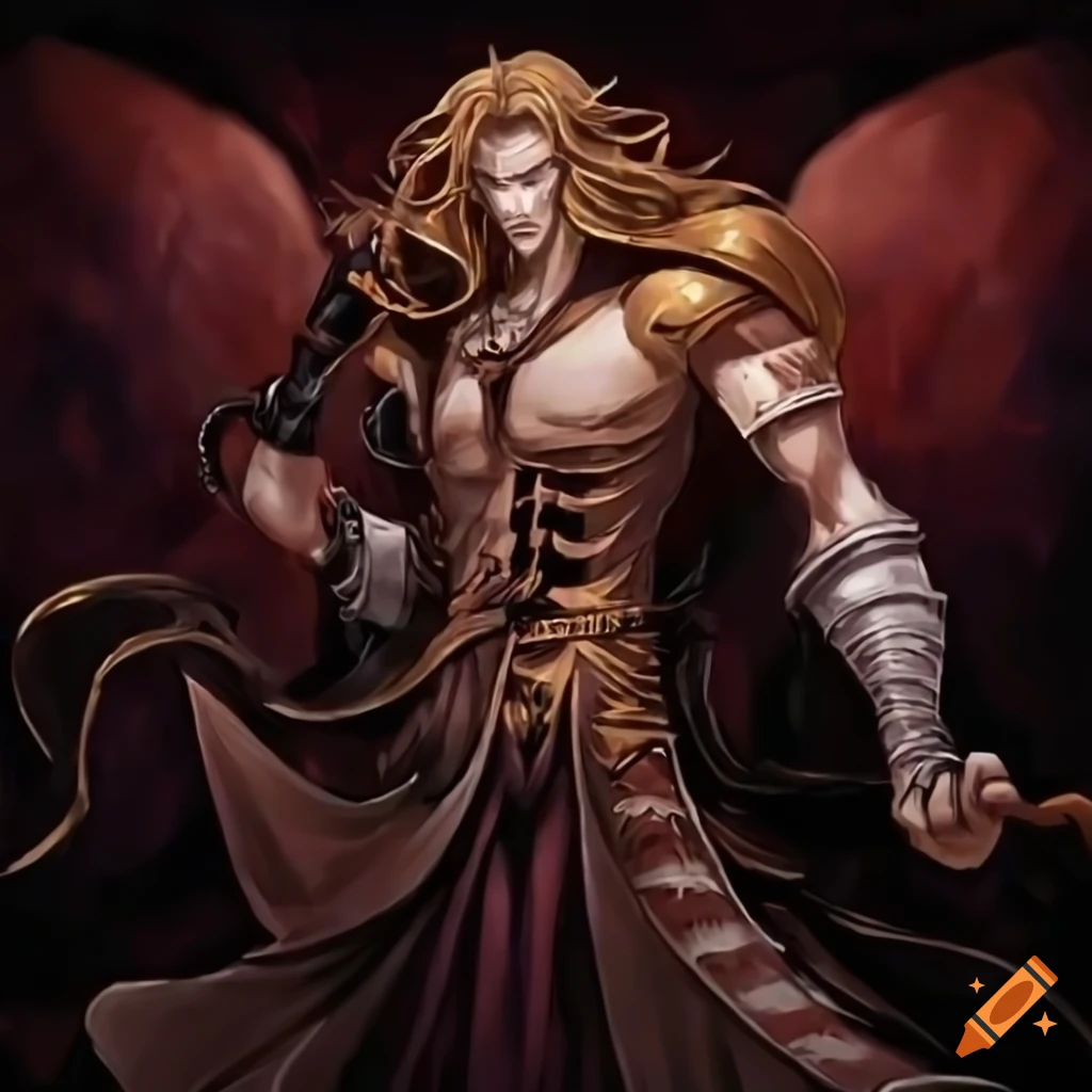 Castlevania character in league of legends style on Craiyon