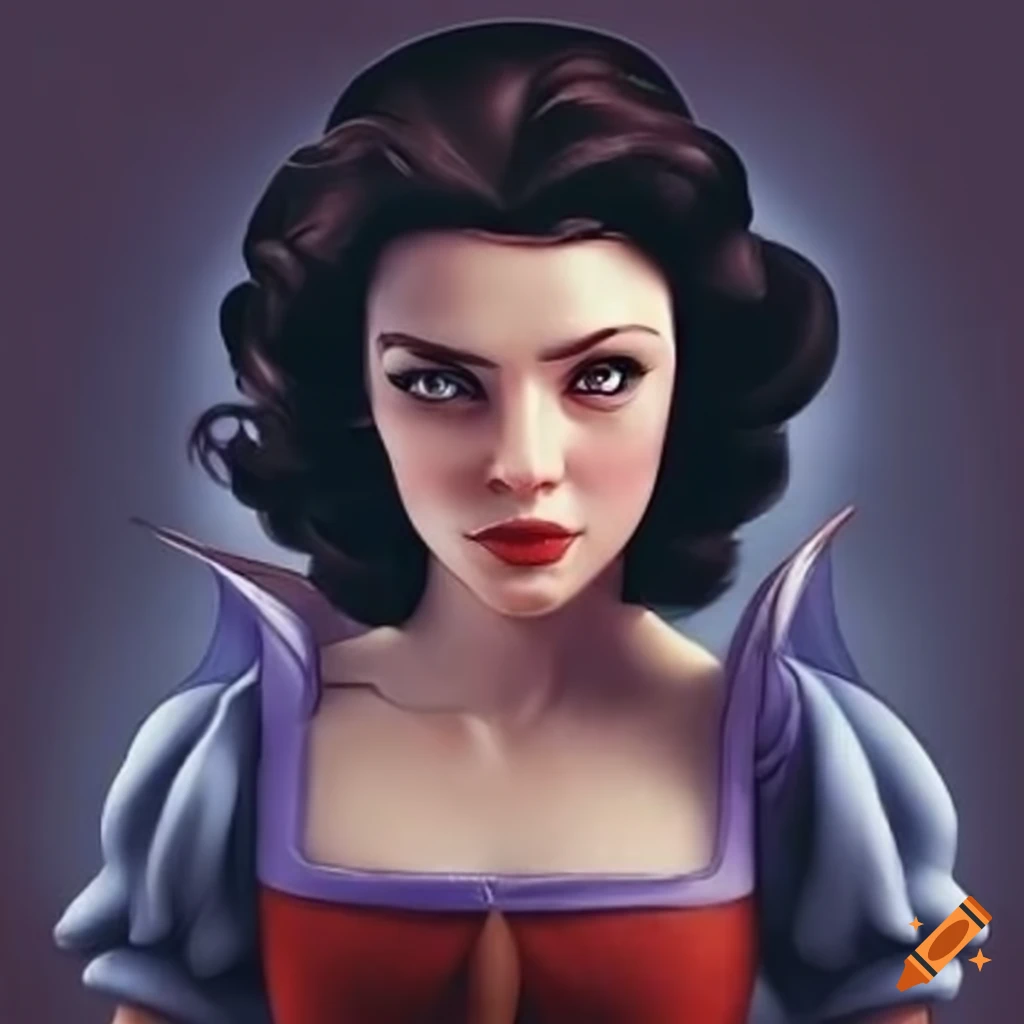 depiction of Snow White as an evil character
