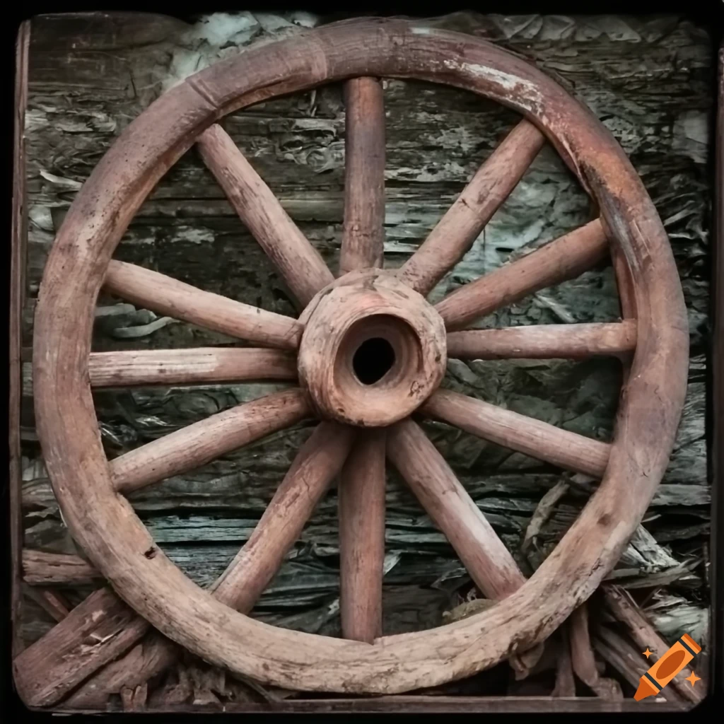 Rustic wagon wheel