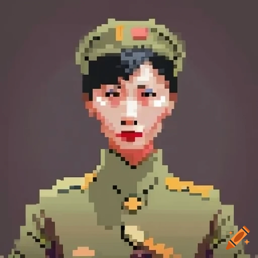 pixel-art-of-a-chinese-woman-in-world-war-1