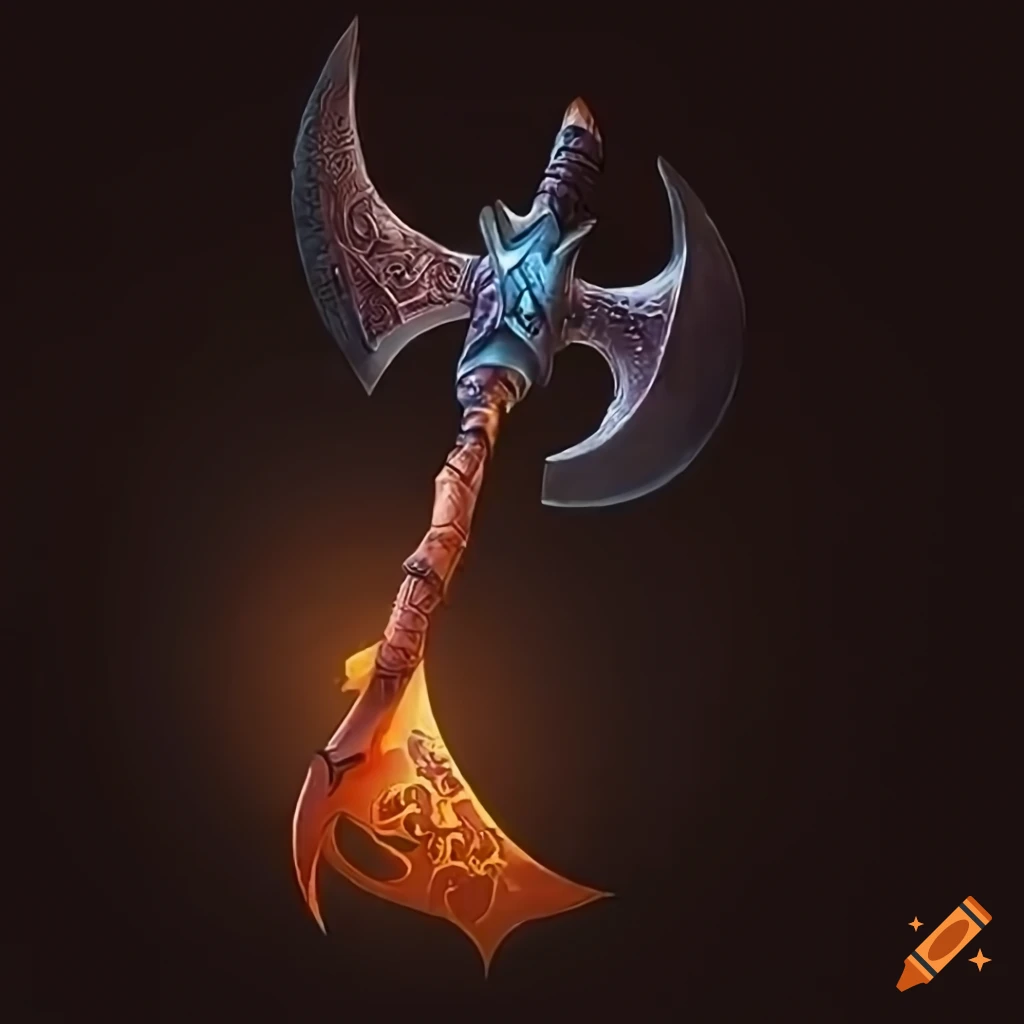 Image of a mythical axe